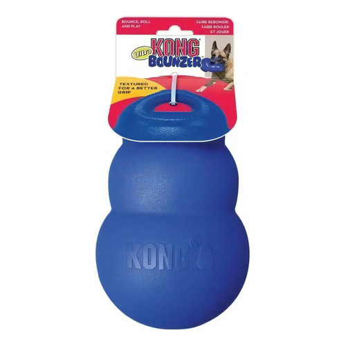 Kong Bounzer Extra Large Juguete Para Perro Resistente Color Azul