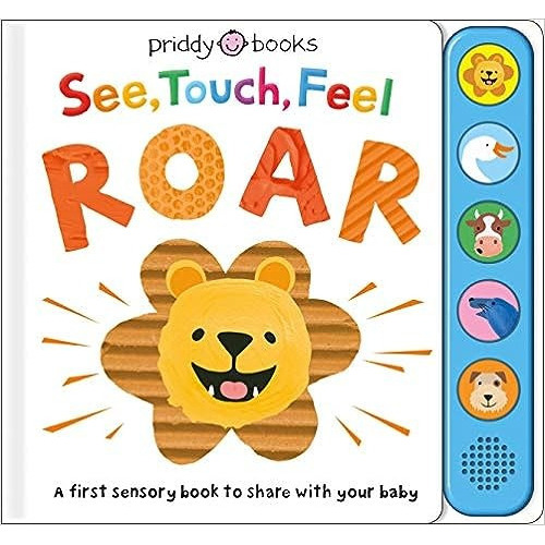 See, Touch, Feel: Roar (a First Sensory Book), De Priddy, Roger. Editorial Priddy Books, Tapa Dura En Inglés, 2020