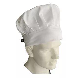 Gorro Pastelero Chef Blanco Ajustable. Zittro R93301-100