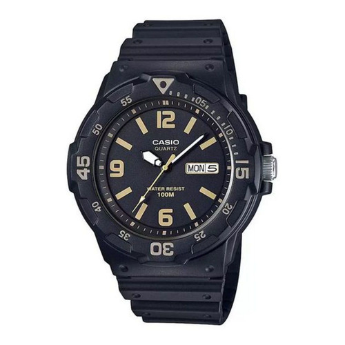 Reloj Casio Mrw-200h-1b3vdf Hombre 100% Original Color de la correa Negro Color del fondo Negro