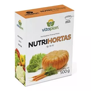 Fertilizante Mineral Nutrihortas 15 11 11 Vitaplan 500g