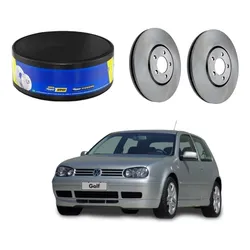  Disco Freio Dianteiro Golf Gti 2.8 Vr6 2000 A 2003