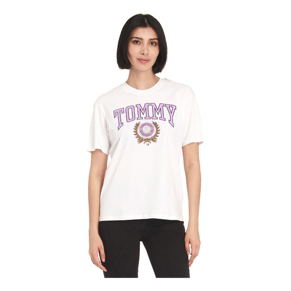 Camiseta Tommy Jeans Dw0dw17824 Mujer