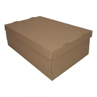 10 Caja Zapatos Mujer Kr Corrugado  B/t 30x20x10