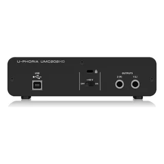 Interfaz De Audio Behringer U-phoria Umc202hd