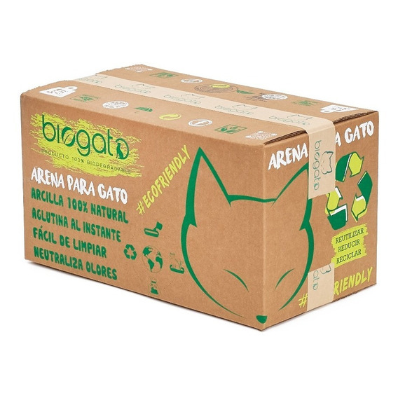 Arena Para Gatos 15kg Biogato Ecofriendly