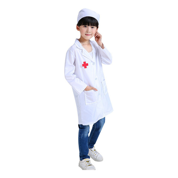 Disfraz De Doctor Niños Médico Traje Enfermera Doctora Disfraces Niñas Medicina