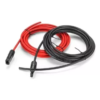 Cable Solar 4mm2, 10 Metros, Con Mc4 Instalado, Oferta !