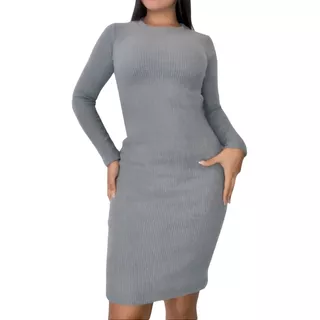 Vestido Angora De Invierno Elastizado Y Suave Linea Premium 