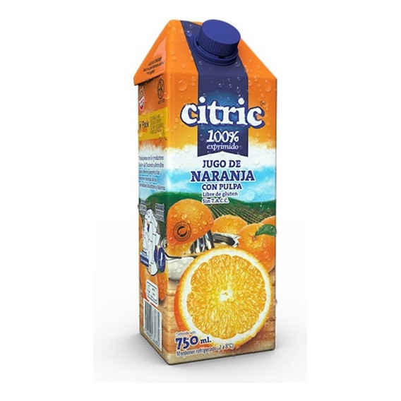 Jugo De Naranja Con Pulpa  Citric 750ml