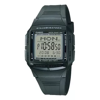 Reloj Hombre Casio Db-36-1avdf Databank Color De La Correa Negro Color Del Bisel Negro Color Del Fondo Negro