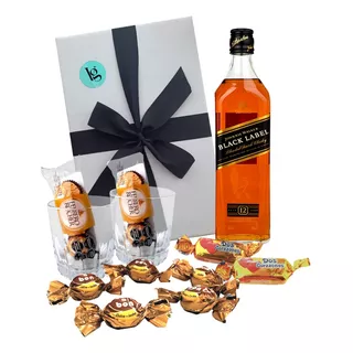 Box Whisky Etiqueta Negra Regalo Johnnie Walker Chocolate