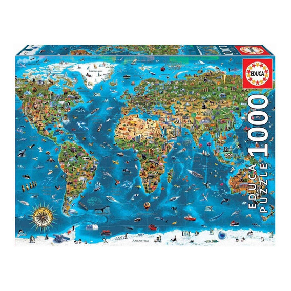 Puzzle 1000 Piezas Maravillas Del Mundo Educa