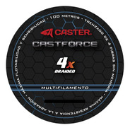 Multifilamento Pesca Caster Castforce 4 Hebras 100 Metros