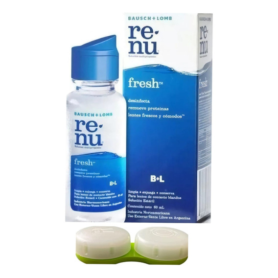 Renu Solución Lentes De Contacto 60ml+estuche