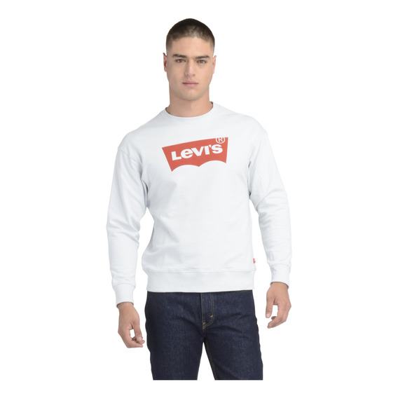 Polerón Hombre Sweats Crew Batwing Gris Levis A1572-0071