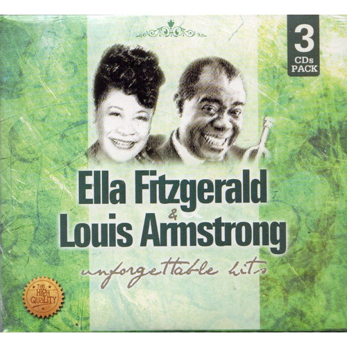 Cd Ella Fitzgerald & Louis Armstrong Unforgettable Hits 3 Cd