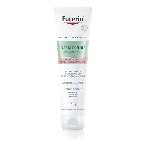 Eucerin Gel Limpiador Dermopure Concentrado X 150 Ml Momento de aplicación Día/Noche Tipo de piel Grasa