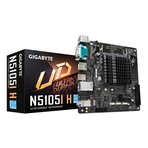 Motherboard Gigabyte N5105i H G10 Procesador Intel Celeron Color Negro