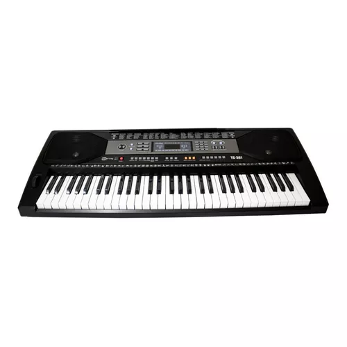 Teclado Yamaha Piaggero Np12 Preto + Capa + Pedal Sustain - Click