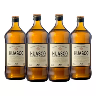 Aceite De Oliva Extra Virgen Huasco 4 X 1000 Ml