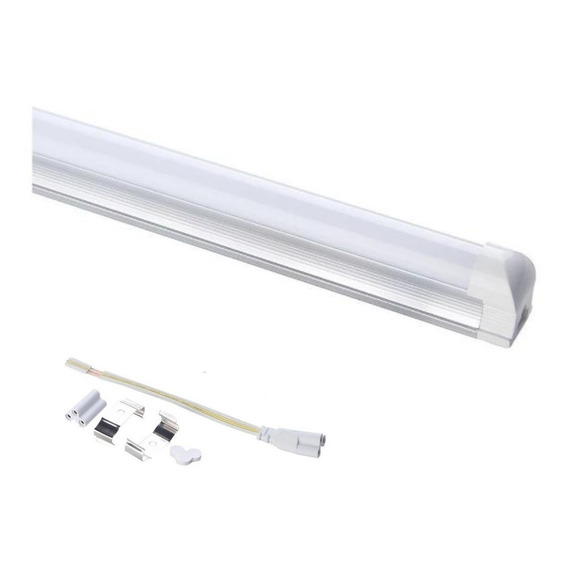 Pack 10 Tubo Led T8 Con Base Empavonado 18w 120cms 