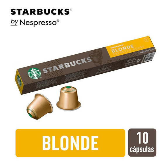 Capsulas Starbucks Blonde Oficial By Nespresso 10 Unidades