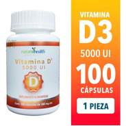 Vitamina D3 5000 Ui (100 Caps) Naturalhealth