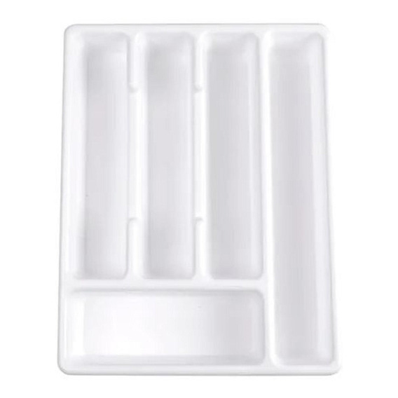 Separador de cubiertos grande para organizador de utensilios 3030, color blanco