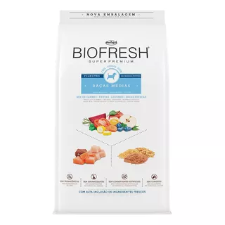 Alimento Biofresh Super Premium Para Perro Cachorro De Raza Mediana Sabor Mix En Bolsa De 10kg