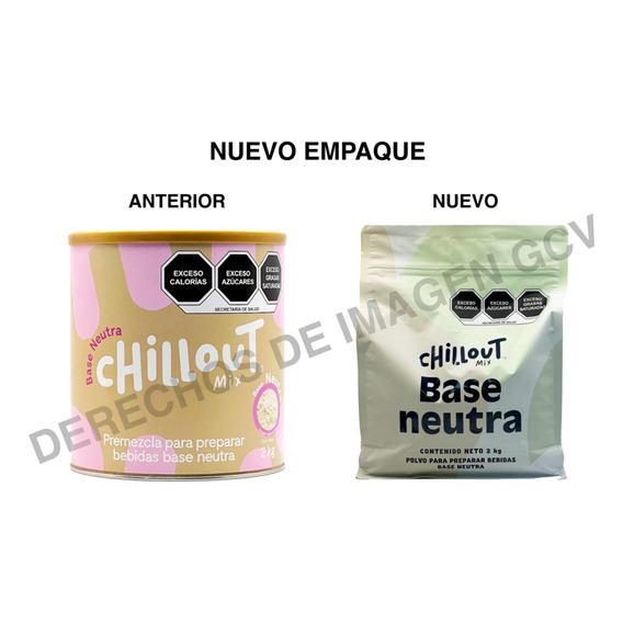 Polvo Para Preparar Bebidas Chill Out 2kg Base Neutra