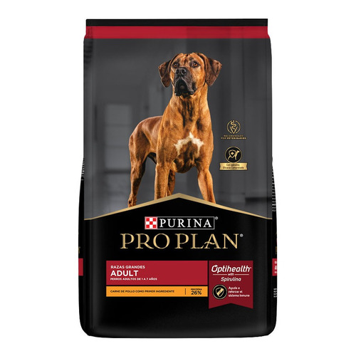 Alimento Pro Plan OptiHealth Pro Plan para perro adulto de raza  grande sabor pollo y arroz en bolsa de 3kg