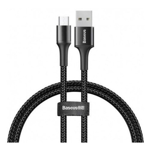 Cable micro USB de 50 cm Halo Baseus LED de carga rápida