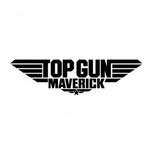 2pz Vinil Stiker Calca Estampa Top Gun Y Top Gun Maverick 