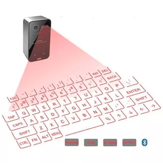 Teclado Laser Virtual Conexion Bluetooth Portátil Recargable