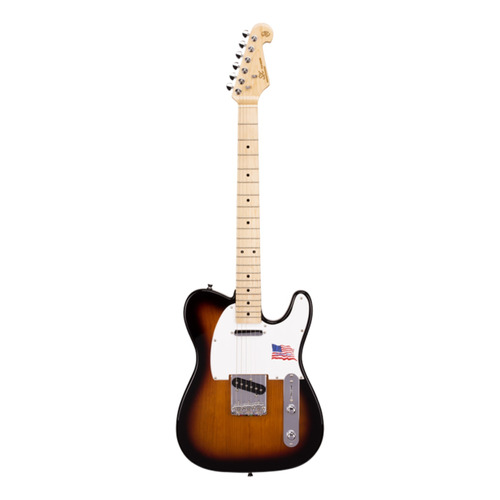 Guitarra eléctrica SX Alder Series STL Alder telecaster de aliso 3-tone sunburst brillante
