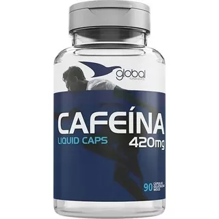 Cafeina 420mg 90 Capsulas - Global Suplementos