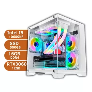 Cpu Pc Gamer I5 10600k 16gb 512gb Rtx3060 12gb Water Cooler