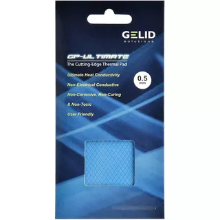 Thermal Pad Gelid Gp Ultimate Alto Rend 15 W/mk 90x50x0.5 Mm Color Azul