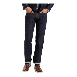 Jean Levis 505 Corte Clásico Azul Oscuro Importado