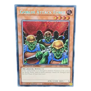 Goblin Attack Force Secret Rare Speed Duel Yugioh! Ingles.