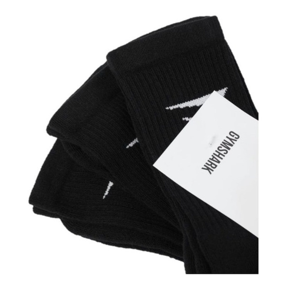Gymshark Crew Socks 3pk Calcetas 3/4 -black