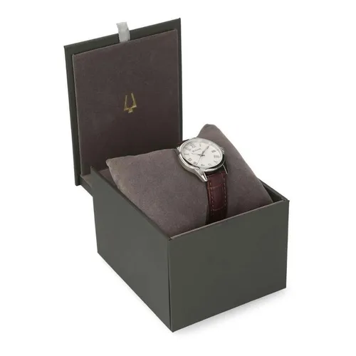 Reloj de pulsera Bulova 96L271 de cuerpo color plateado