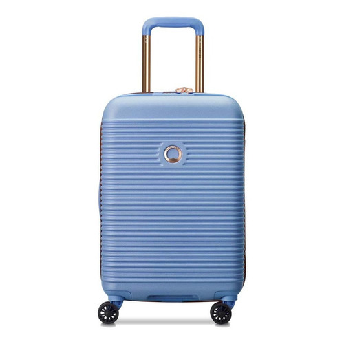 Valija De Cabina Expandible 55 Cm. Delsey Freestyle Color Azul aero