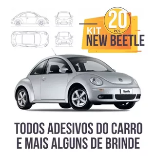 Kit Adesivos Ppf Paralamas Vw New Beetle Etiquetas