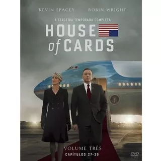 Box Dvd House Of Cards Terceira Temporada Completa (4 Dvds)