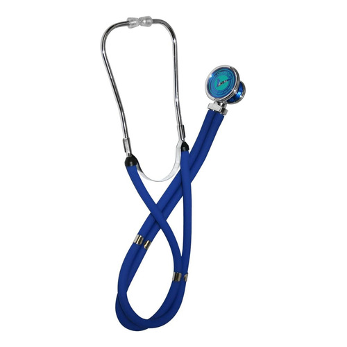 Estetoscopio Rappaport Doble Tubo +accesorios Color Azul