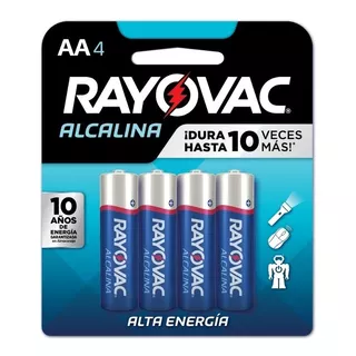 Rayovac Alcalina Aa Cilíndrica Pack 4 Unidades