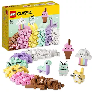 Kit Classic 11028 Diversão Pastel Criativa 333 Peças Lego