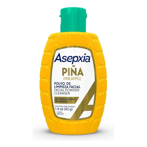 Asepxia Piña Polvo Limpiador Facial 42 G